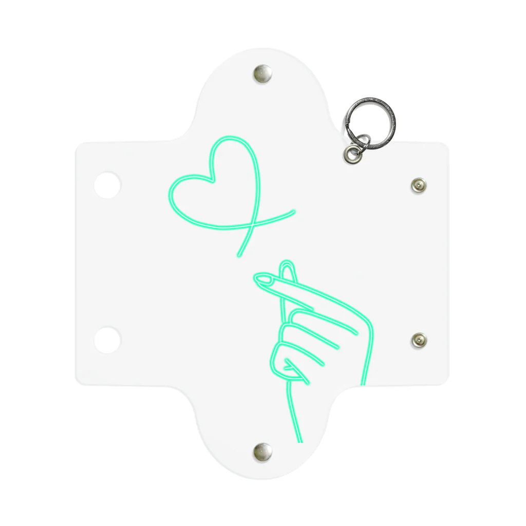 らくがきクオリティのmint green lover Mini Clear Multipurpose Case