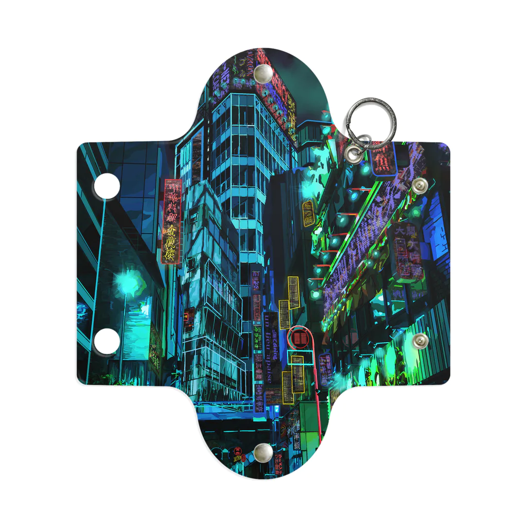 aero_acidのcyberpunk  tokyo Mini Clear Multipurpose Case