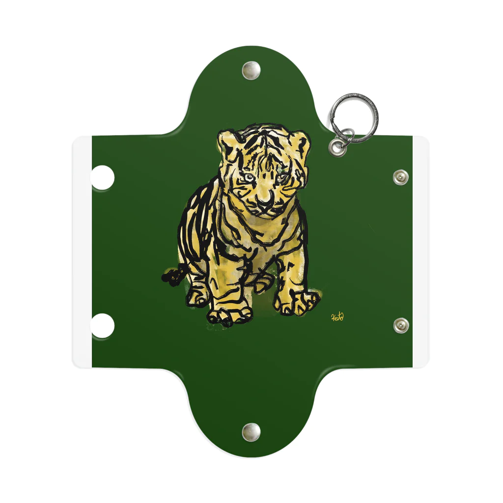 koto___artのTiger Mini Clear Multipurpose Case