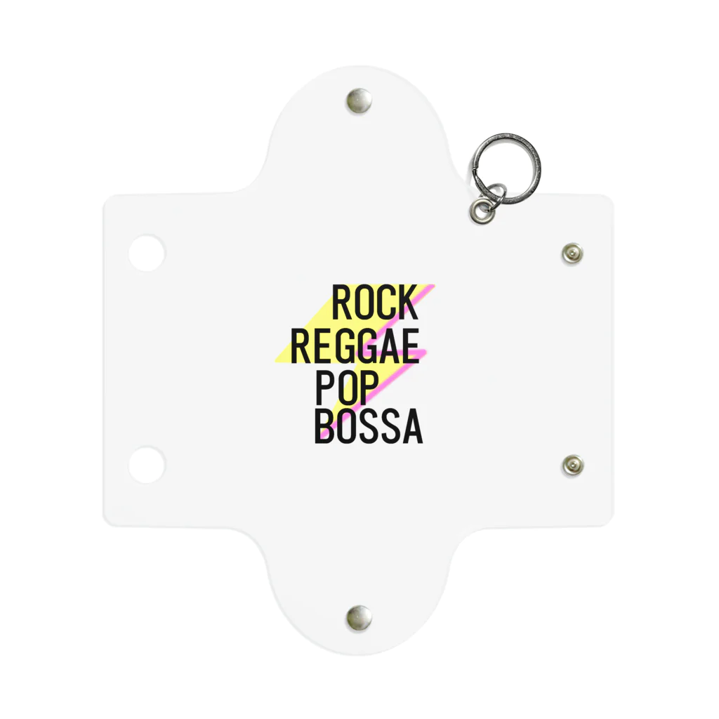 DREAMERの雑貨屋さんのROCK REGGAE POP BOSSA ミニクリアマルチケース