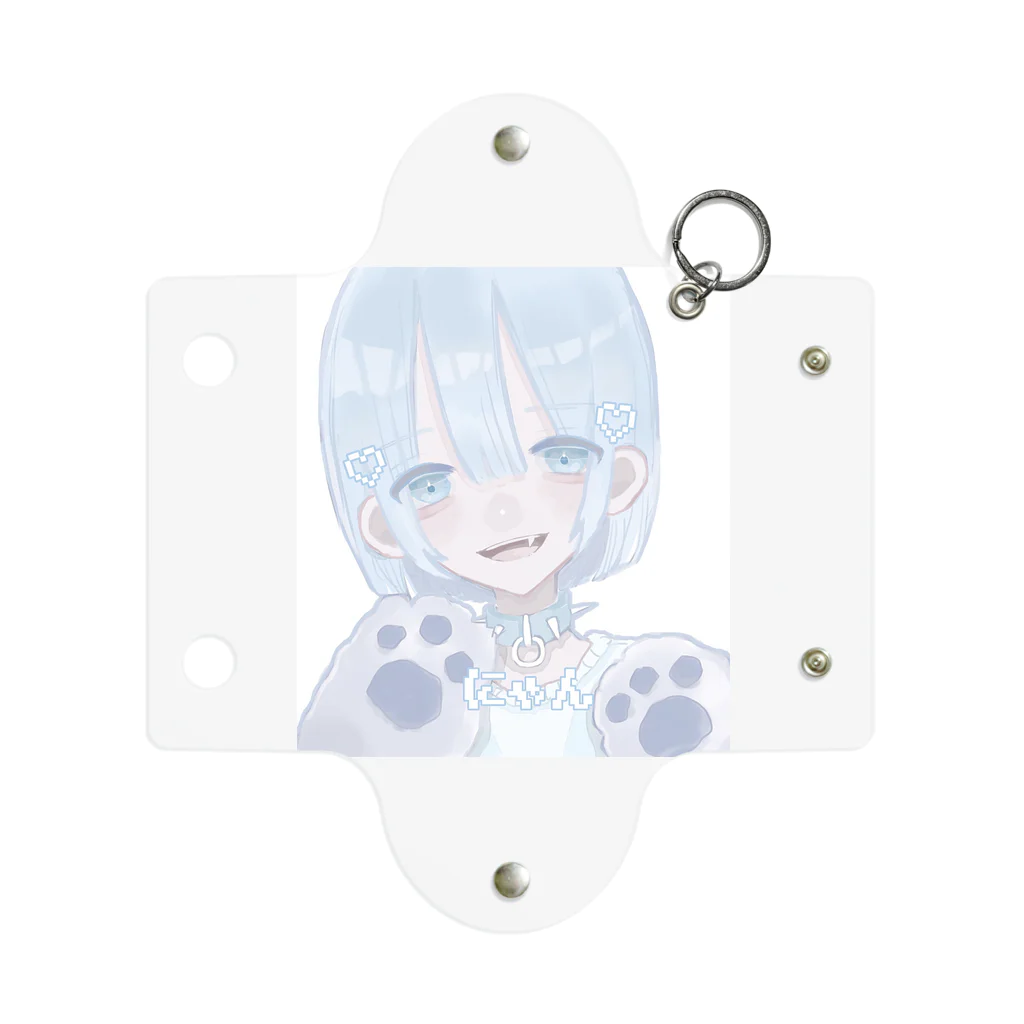 ^._.^の水 色 ね こ さ ん❕🧊 Mini Clear Multipurpose Case