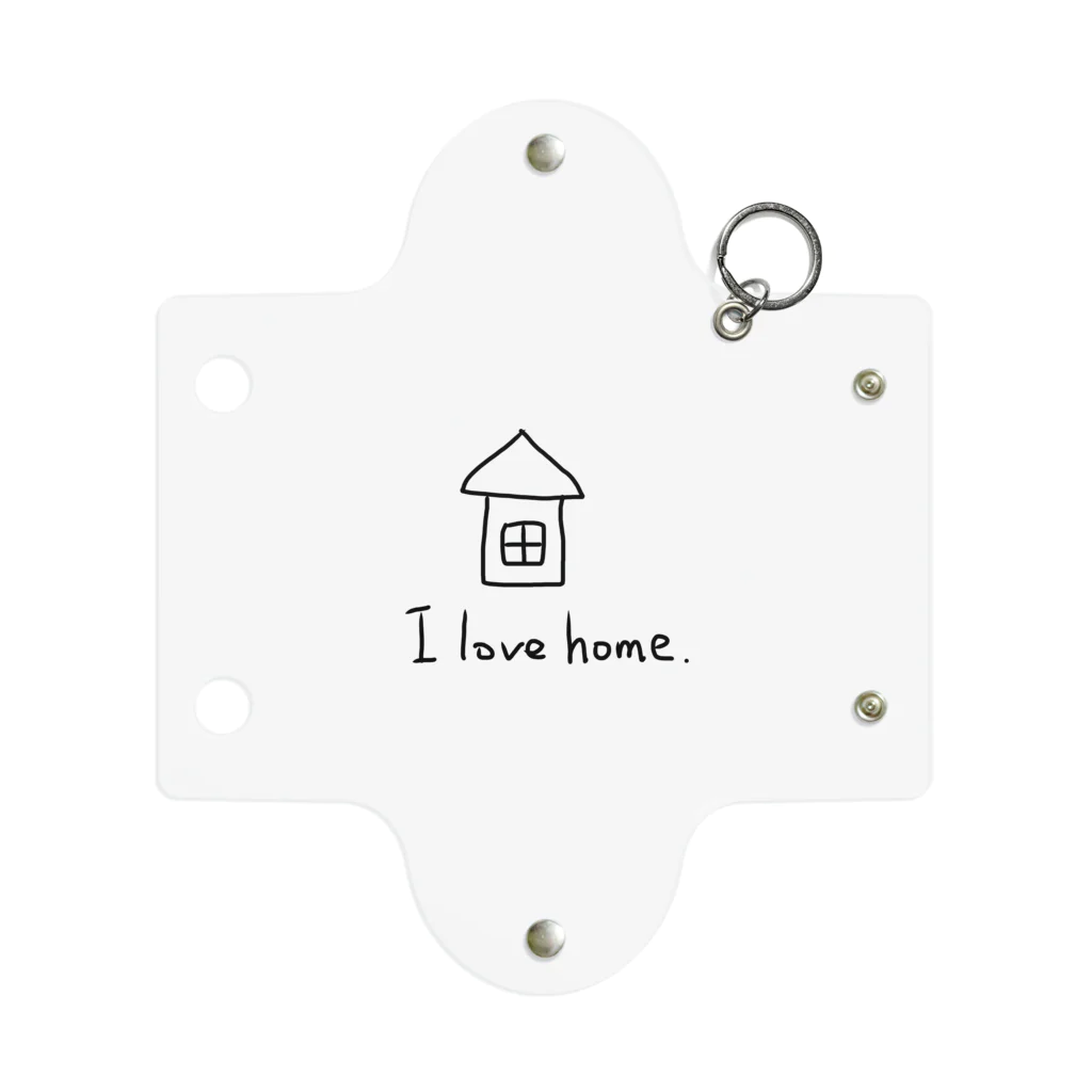 シンプル屋さんのI love home． Mini Clear Multipurpose Case