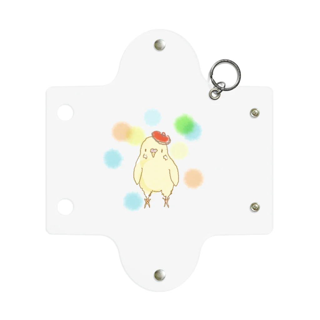 小鳥のほっぺの水玉ピヨちゃん Mini Clear Multipurpose Case