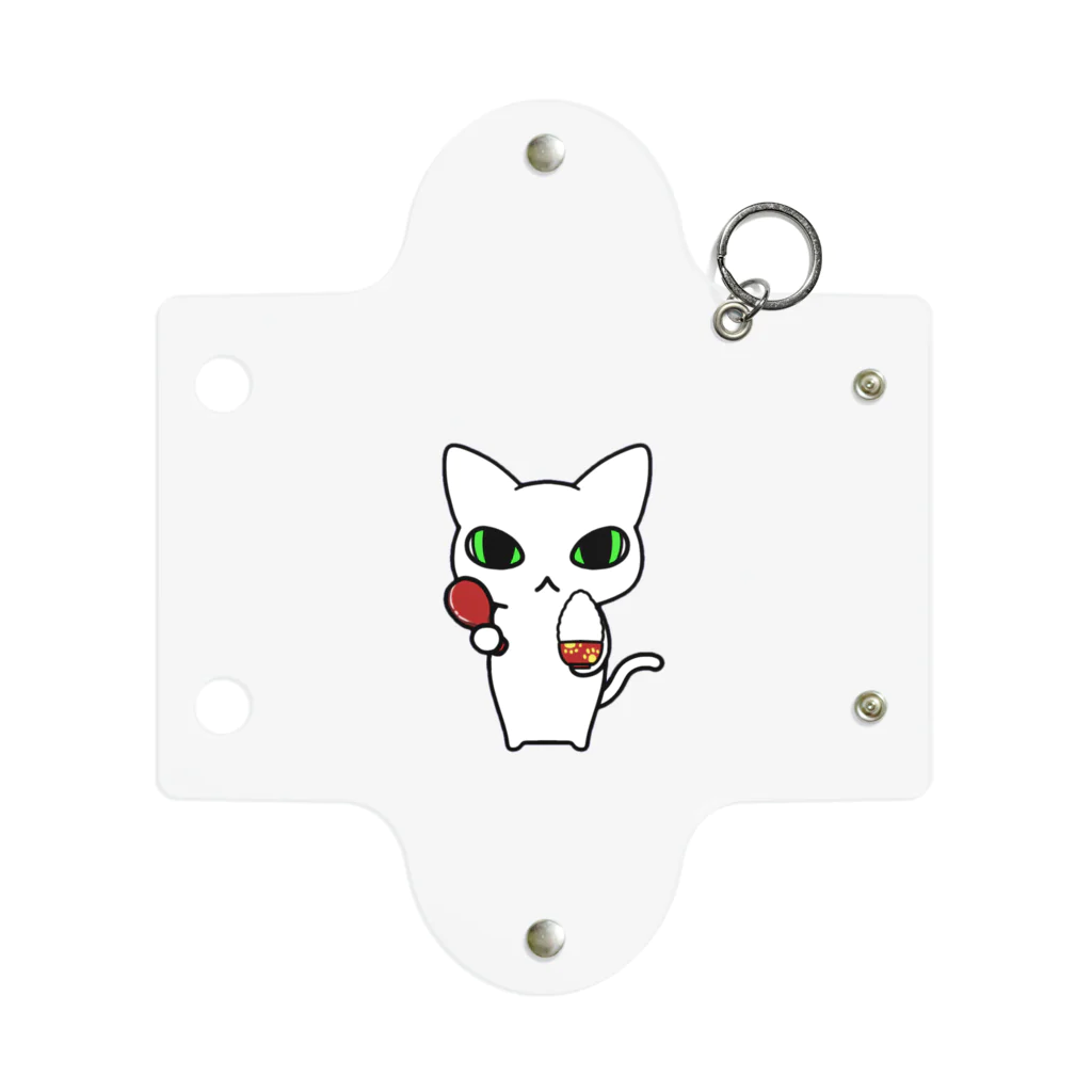 はるかのしれねこ。「ごはん。」 Mini Clear Multipurpose Case