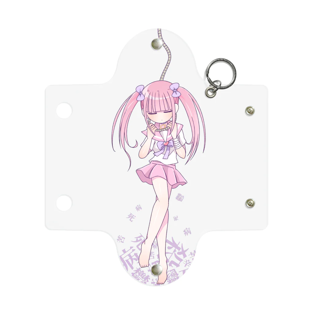 💗江崎びす子officialスズリ💗のKUBITSURI Mini Clear Multipurpose Case