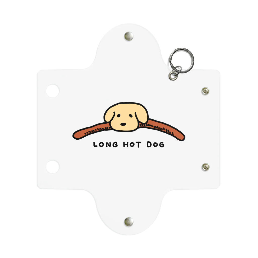 電気鰻雑貨のロングホットドッグ！（LONG HOT DOG） Mini Clear Multipurpose Case