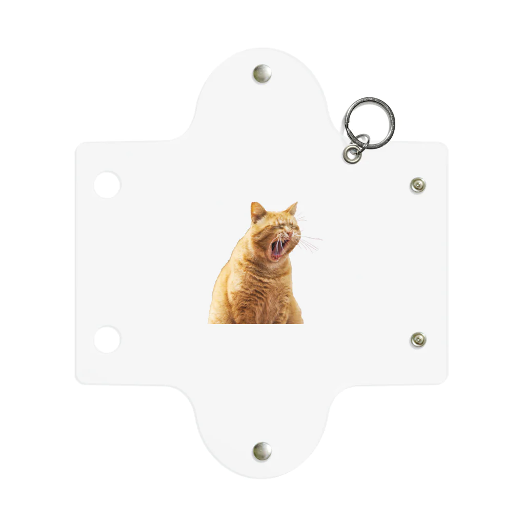 umameshiのあくびネコ / yawning cat Mini Clear Multipurpose Case