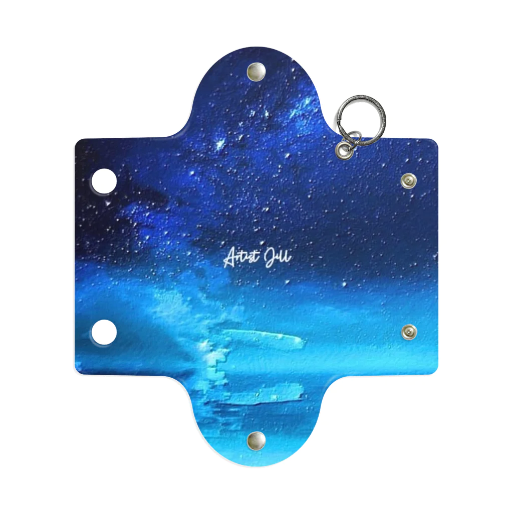 【ホラー専門店】ジルショップの幻想的な星空(縦Ver.) Mini Clear Multipurpose Case