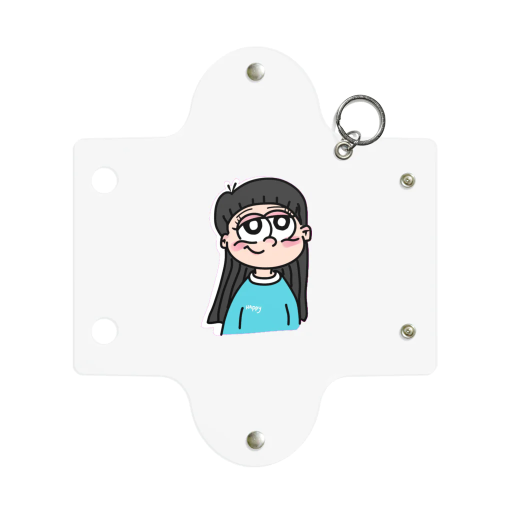 Kanechunのハッピーガールミニクリアマルチケース Mini Clear Multipurpose Case