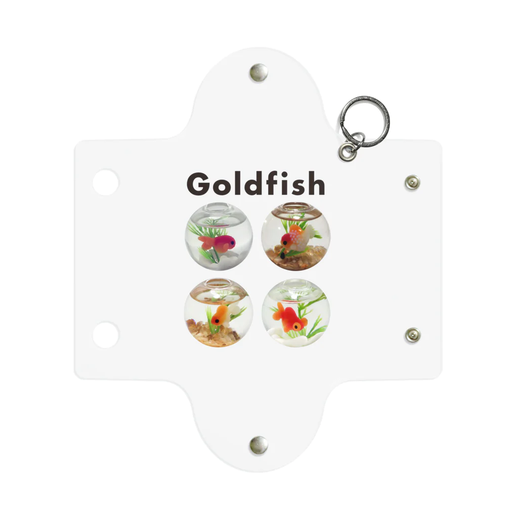 鉄格子乃人魚SUZURI支店のGoldfish ミニクリアマルチケース