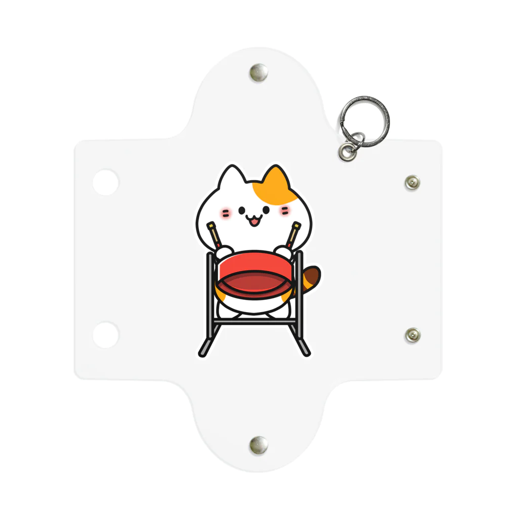  ふじねこ屋のテナーパンねこ Mini Clear Multipurpose Case