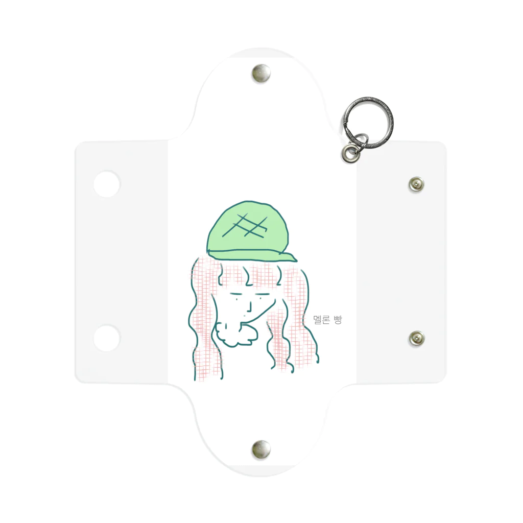 Free guys. のメロンパンが主食の女 Mini Clear Multipurpose Case