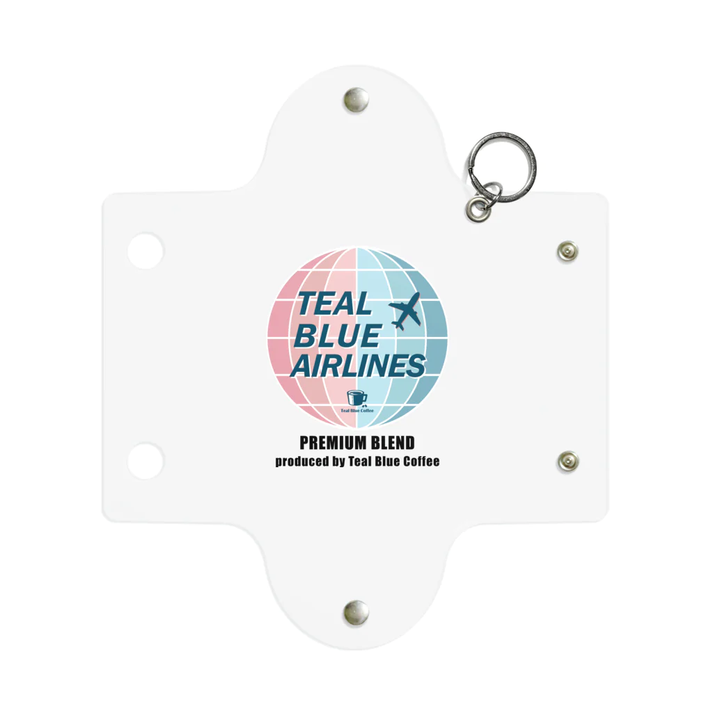 Teal Blue CoffeeのTEAL BLUE AIRLINES Mini Clear Multipurpose Case