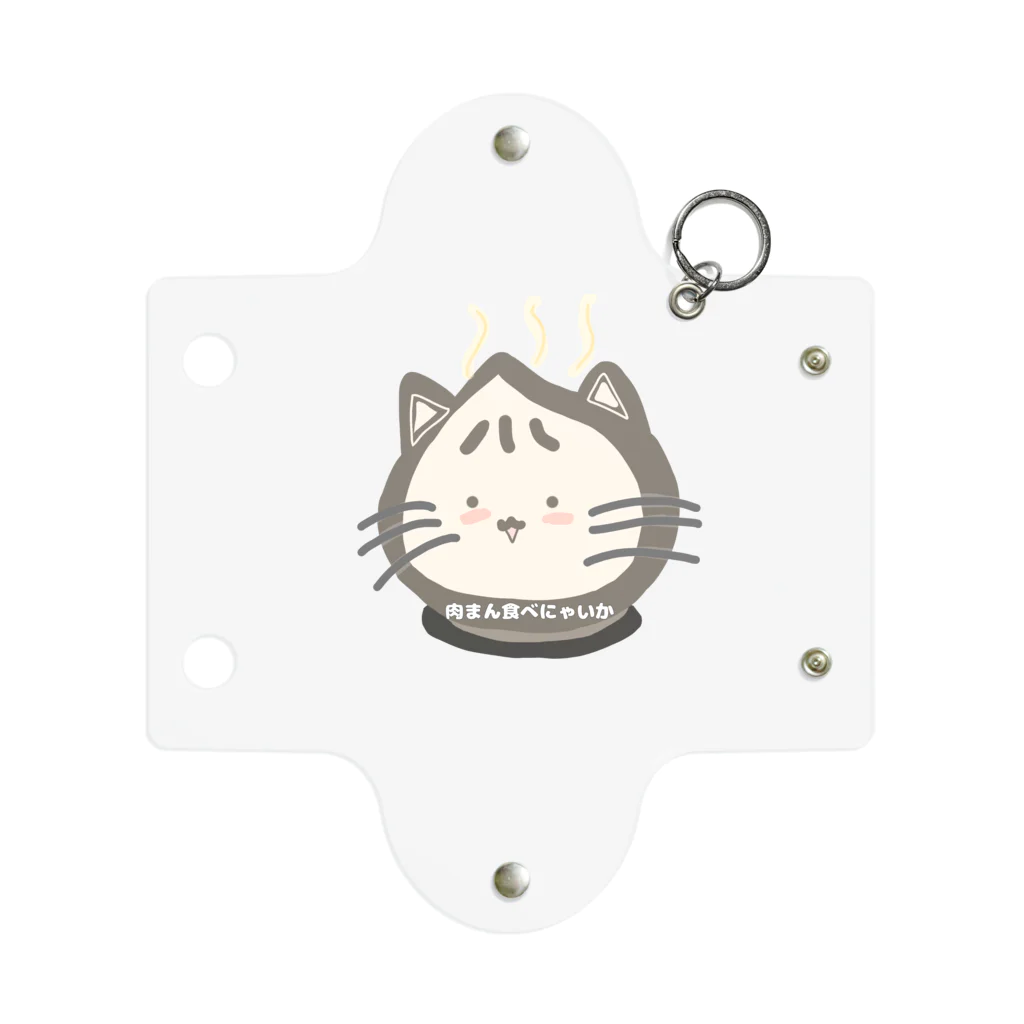 たまねこの肉まん猫 Mini Clear Multipurpose Case