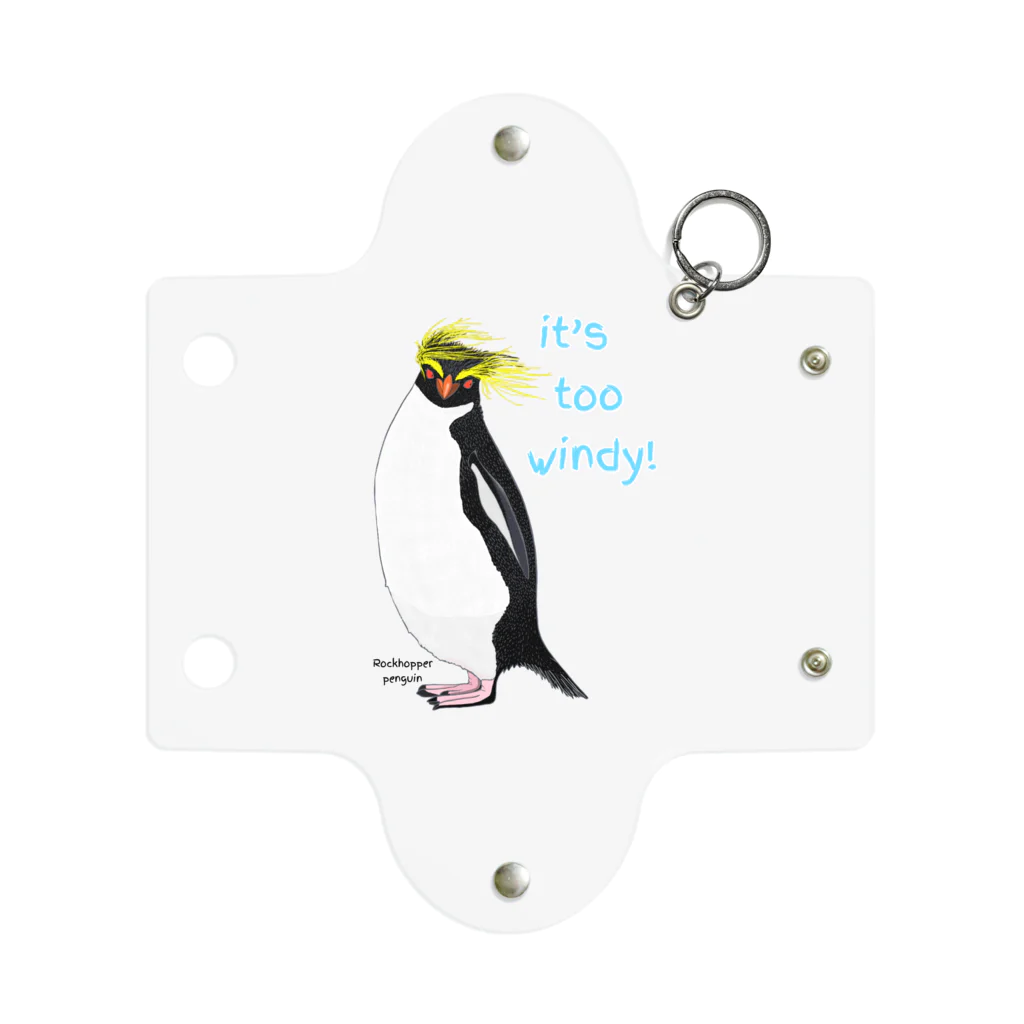 LalaHangeulのRockhopper penguin　(イワトビペンギン) Mini Clear Multipurpose Case