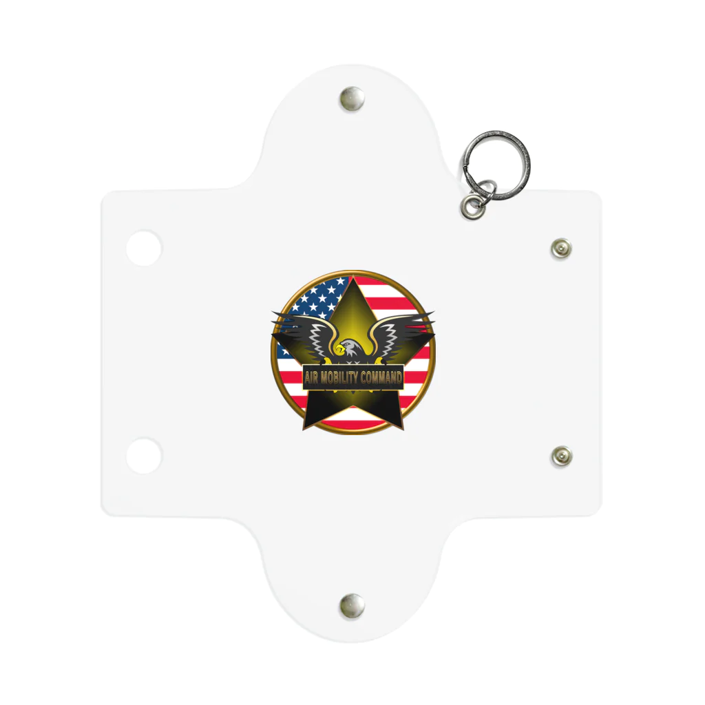 Ａ’ｚｗｏｒｋＳのアメリカンイーグル-AMC-THE STARS AND STRIPES Mini Clear Multipurpose Case