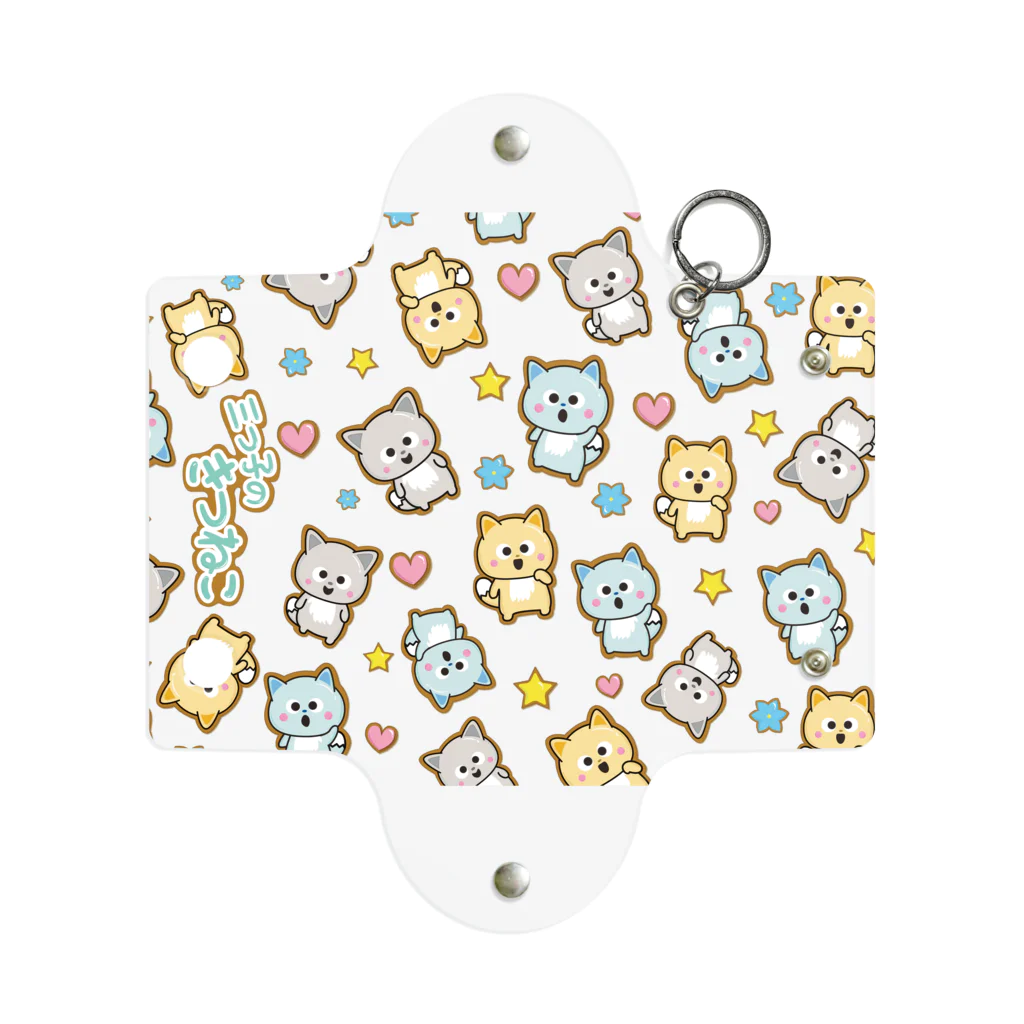 三つ子のきつねこ Shopの三つ子のきつねこ　アイシングクッキー Mini Clear Multipurpose Case