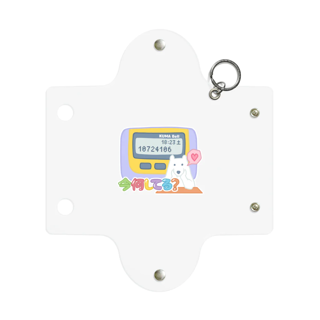 Andiamoのポケベル「今何してる？」 Mini Clear Multipurpose Case