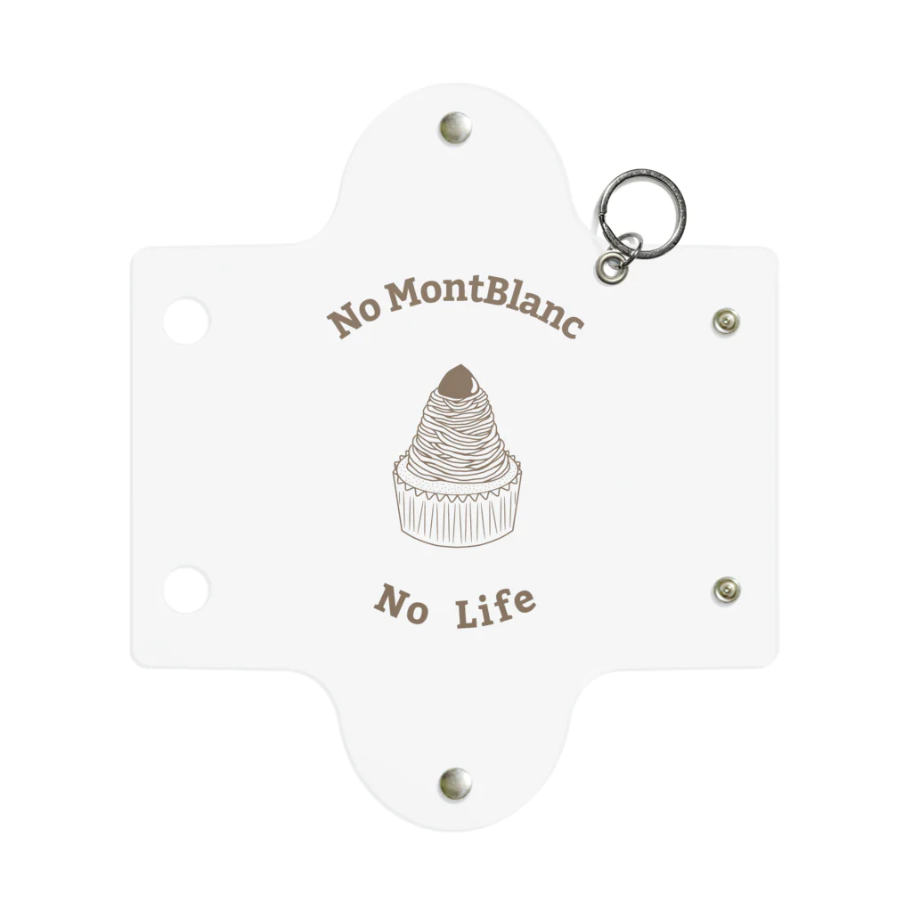 Mrs.Bean/ミセスビーンのNo MontBlanc No Life ミニクリアマルチケース