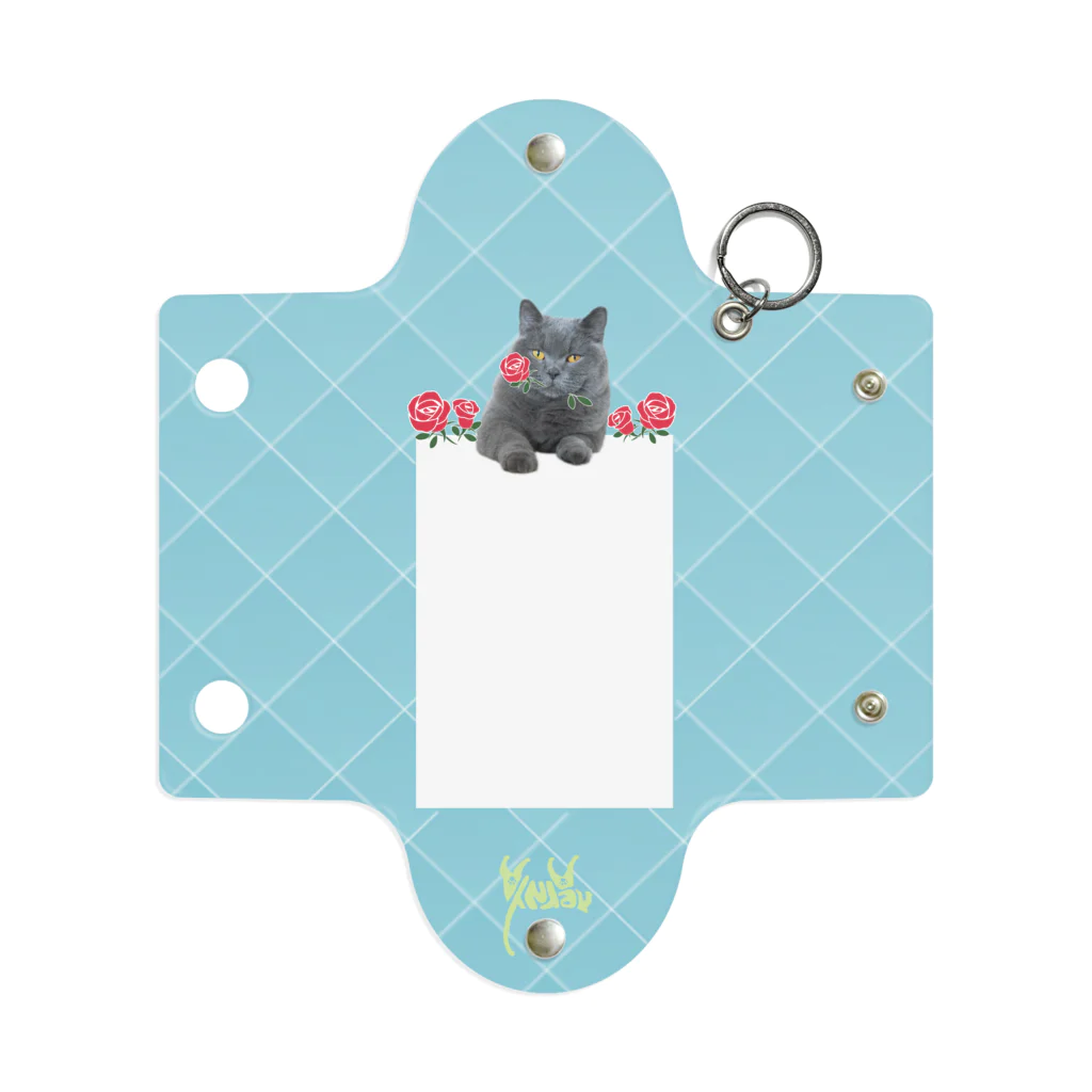 猫カフェにあにゃあグッズショップのつくしちゃんチェキケース Mini Clear Multipurpose Case