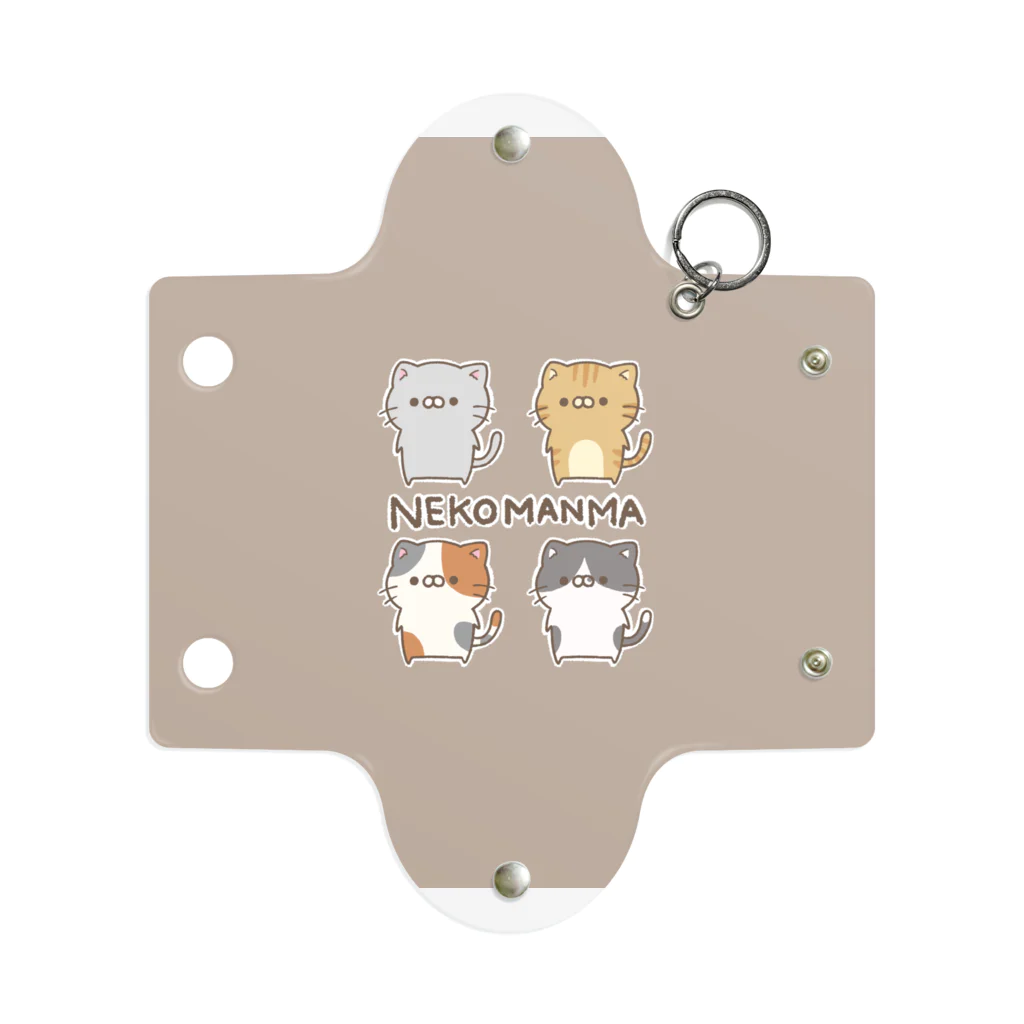 もさんのNEKOMANMA🐾 Mini Clear Multipurpose Case