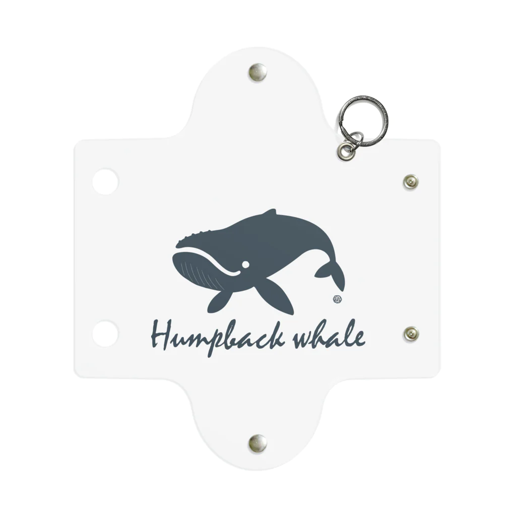 Atelier Pomme verte のHumpback whale22 Mini Clear Multipurpose Case