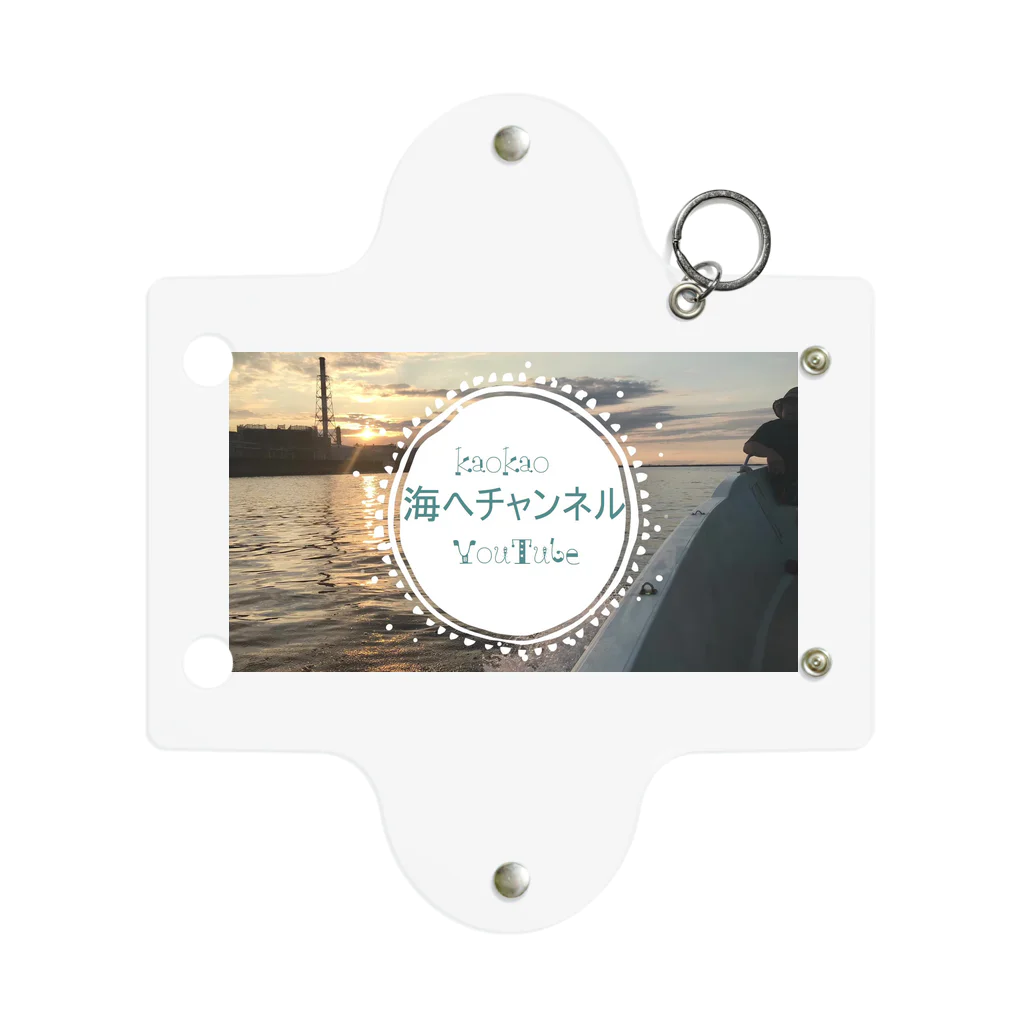 TANIKU-WANのkaokao海へ Mini Clear Multipurpose Case