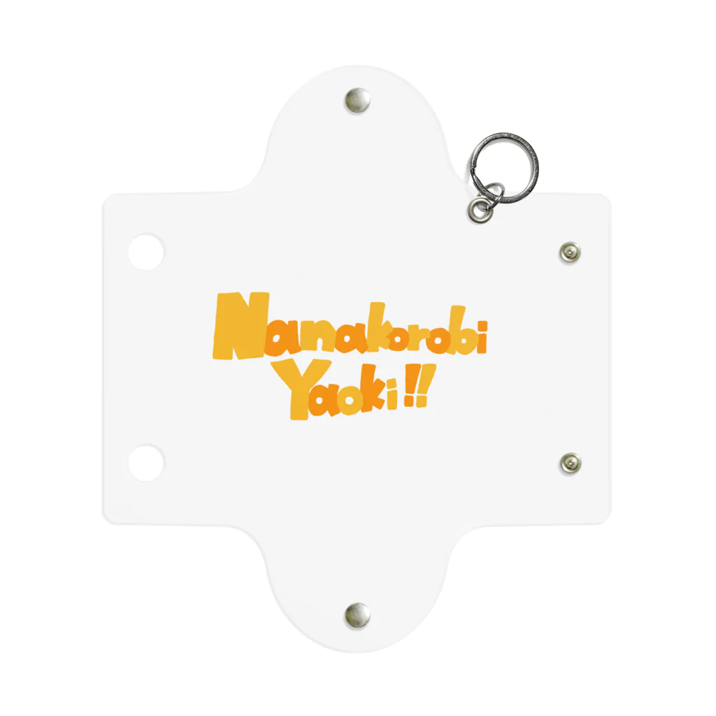 ポジティブことわざの【ことわざ】Nanakorobi Yaoki!! Mini Clear Multipurpose Case