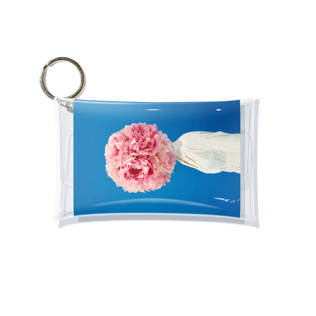 trickNFTartの芍薬 Mini Clear Multipurpose Case