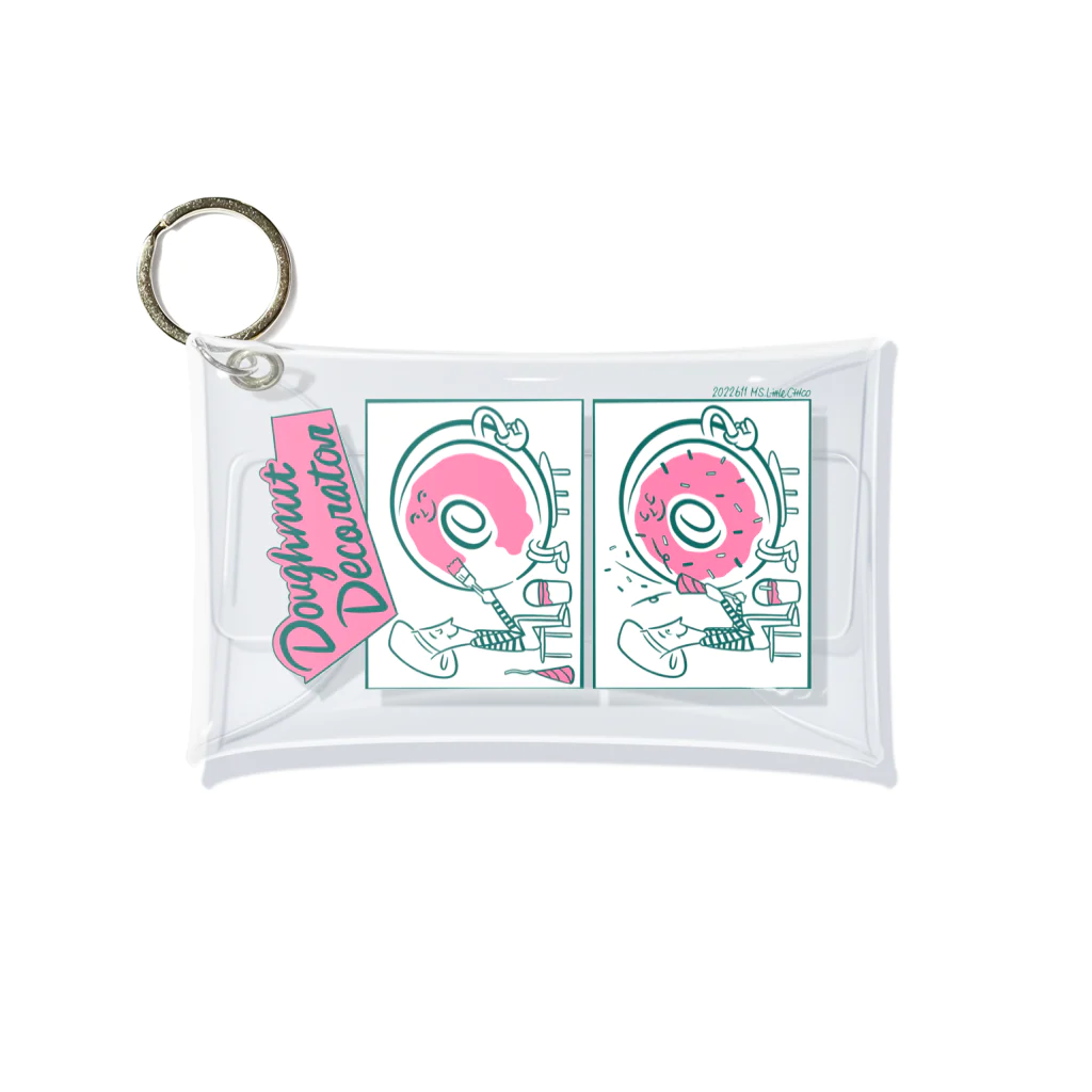 Cookie Cartoon Clubの20220611_doughnut decorator Mini Clear Multipurpose Case