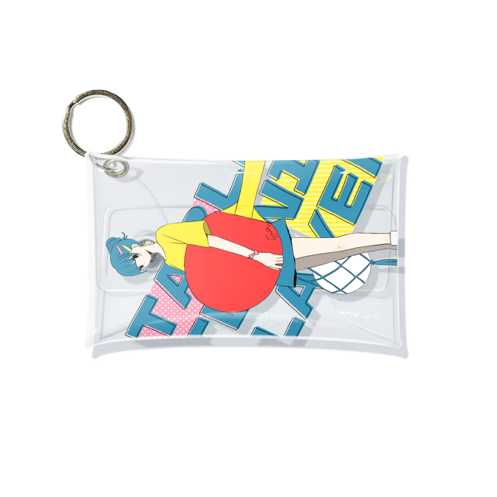 m_matsurikaのTable tennis player Mini Clear Multipurpose Case