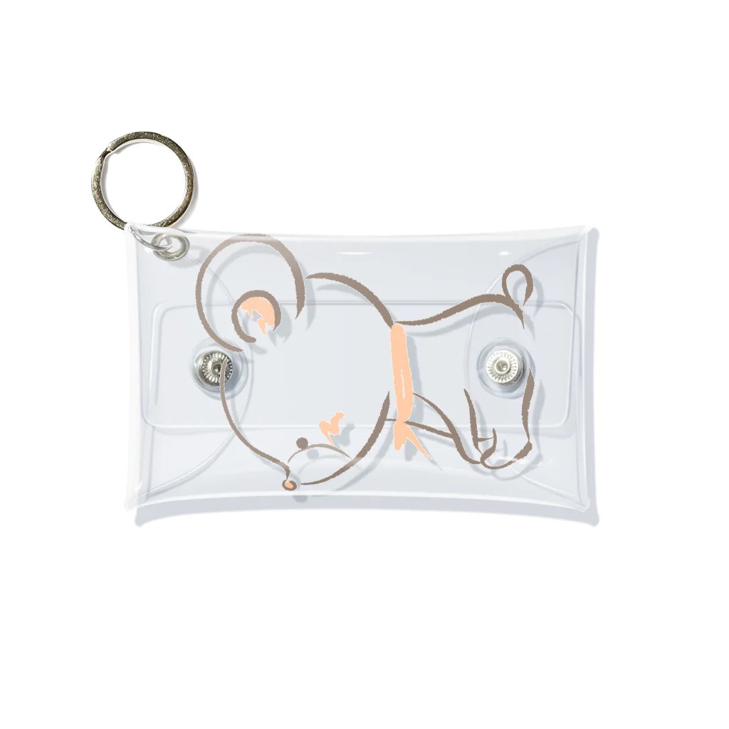 RinMのBaby Bear Lapis Mini Clear Multipurpose Case