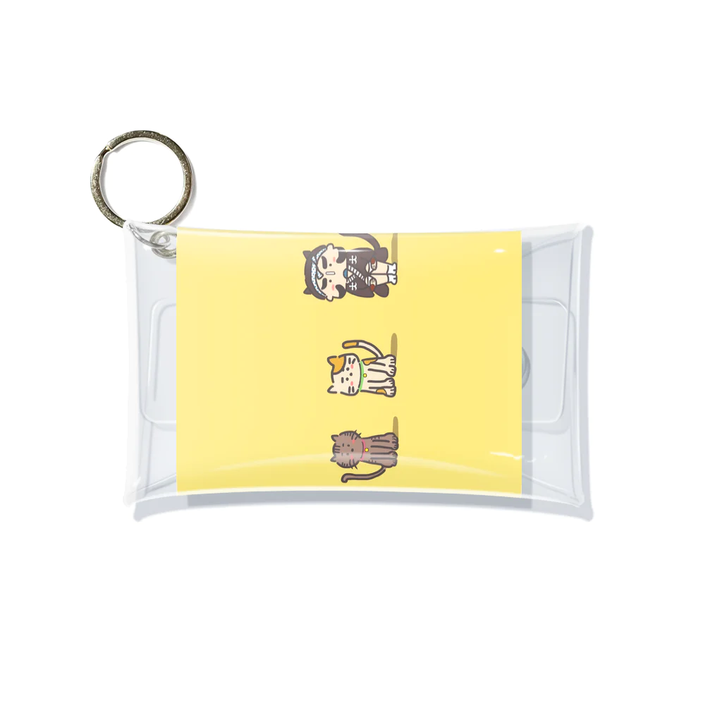 田町yaccosan dayoのyaccosan 猫の日 Mini Clear Multipurpose Case