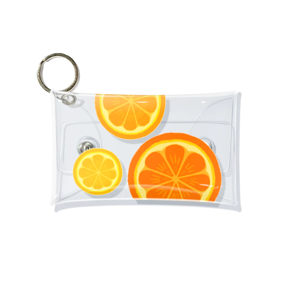 こめつぶ店の多分オレンジ Mini Clear Multipurpose Case