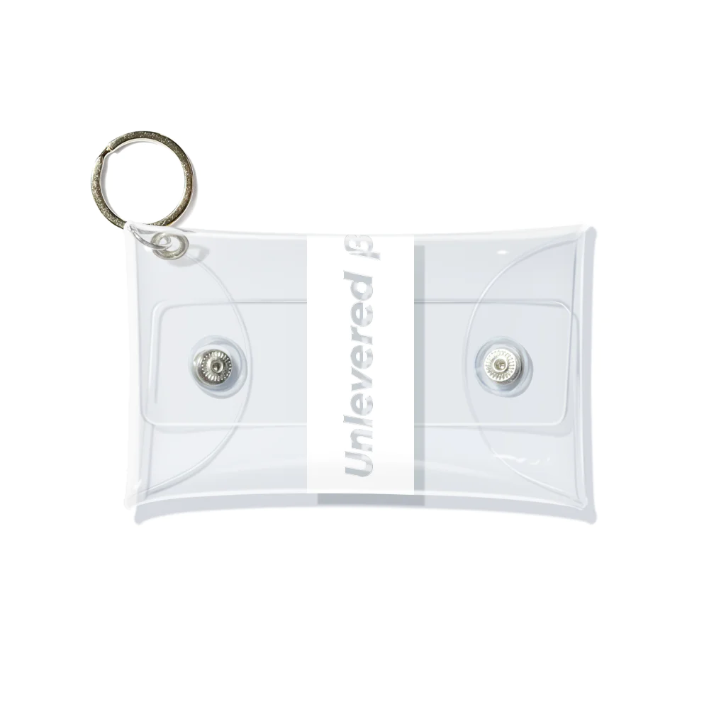 finance_のUnlevered β 白 Mini Clear Multipurpose Case