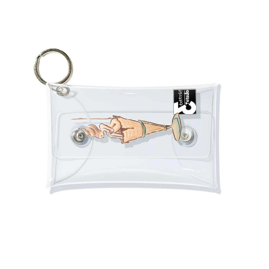 tetti69_official SHOPの儚き乙女 Mini Clear Multipurpose Case