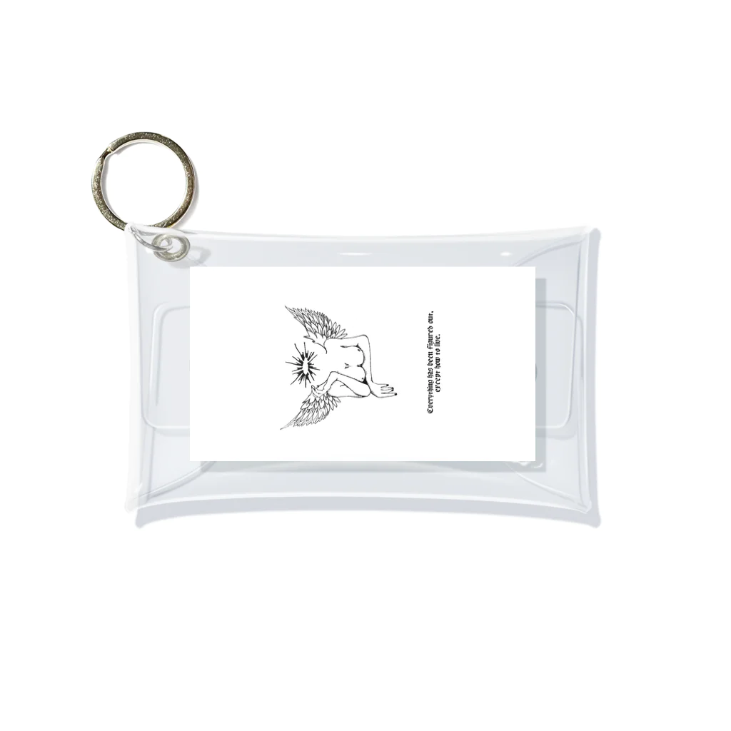 Queen_Bloom75の自由の女神 Mini Clear Multipurpose Case