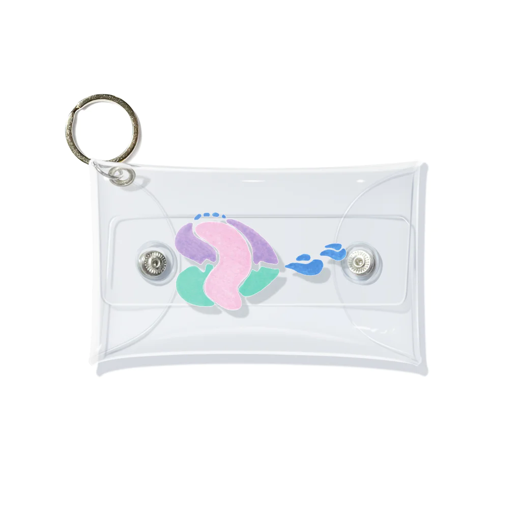 おえかきべやのHEART BREAK Mini Clear Multipurpose Case