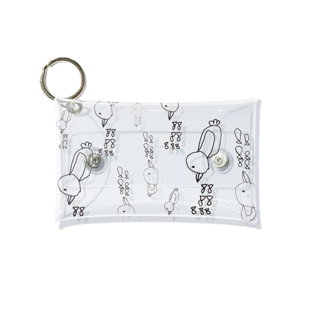 -pooh-のおいかけペンギン10 Mini Clear Multipurpose Case