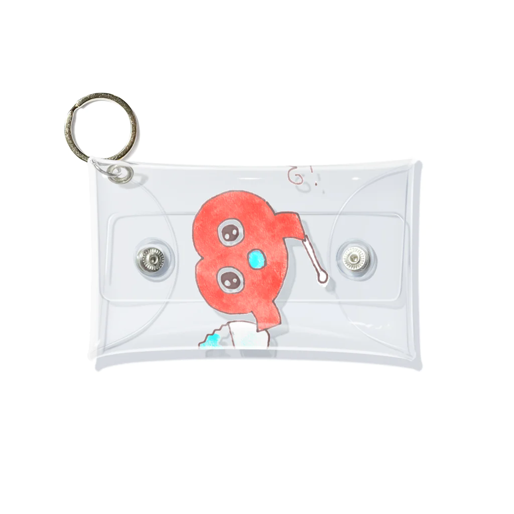 ゆんぐふらうよっほ（yunyun）のドキゅんちゃん　かき氷edition Mini Clear Multipurpose Case