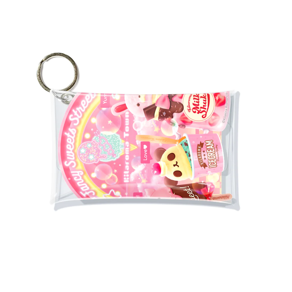 キラロマのFancy Sweets Street No.01 Mini Clear Multipurpose Case