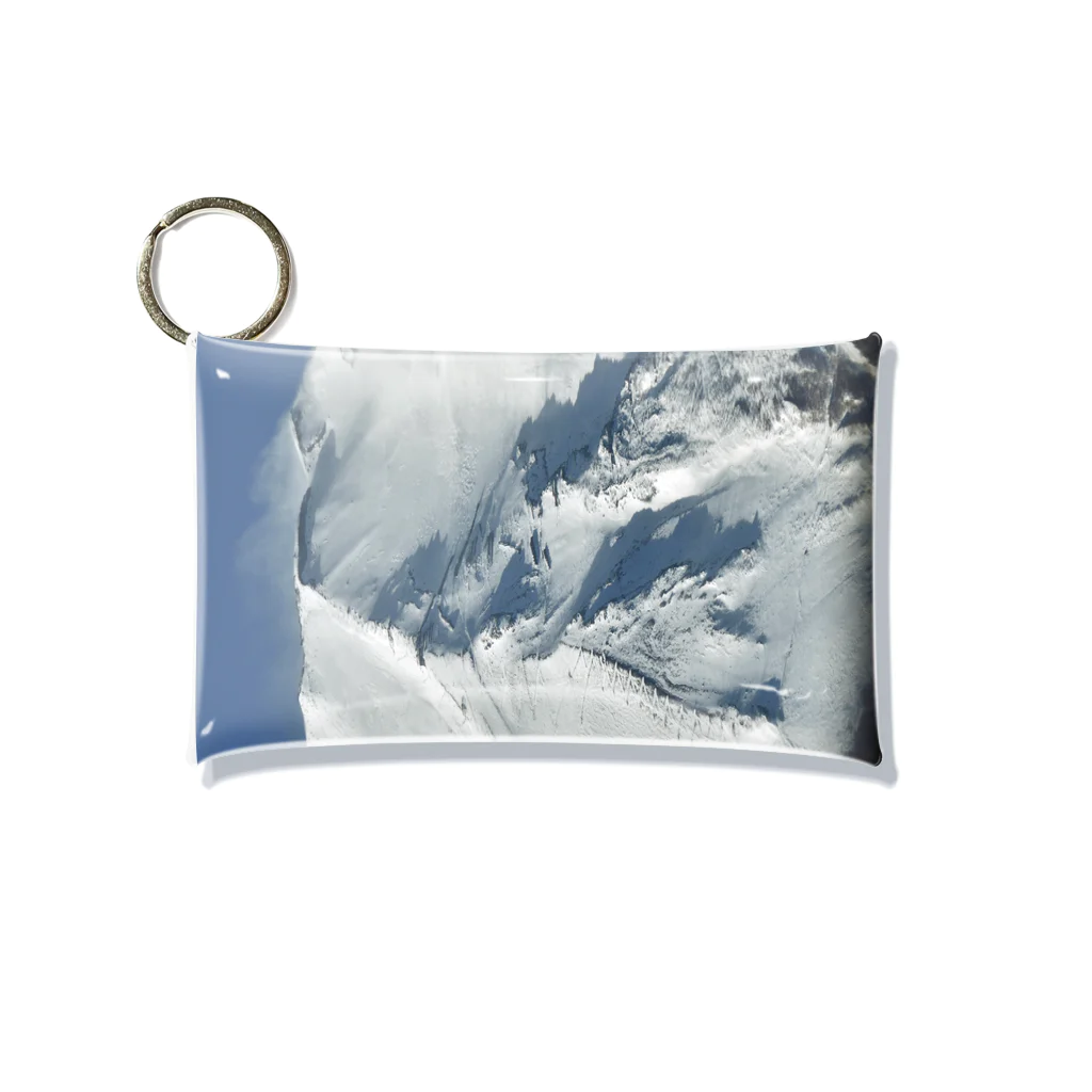 下田村の冠雪した富士山_003 Mini Clear Multipurpose Case