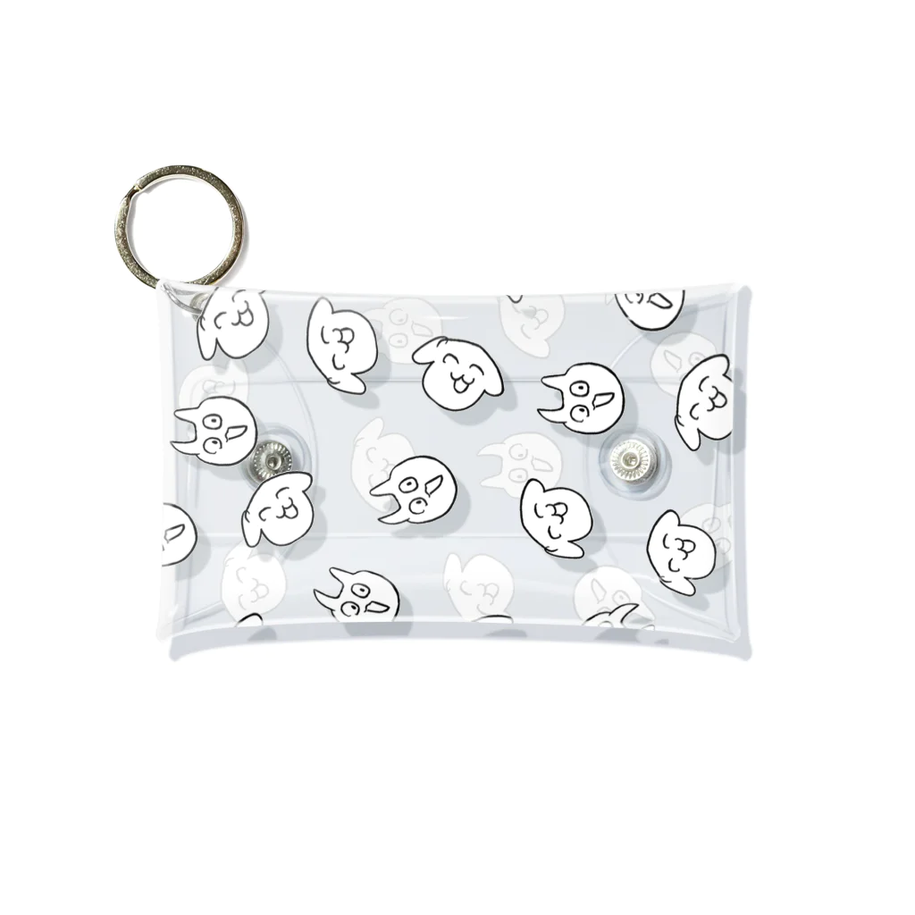 昨日の夕飯のiroiro inu neko Mini Clear Multipurpose Case