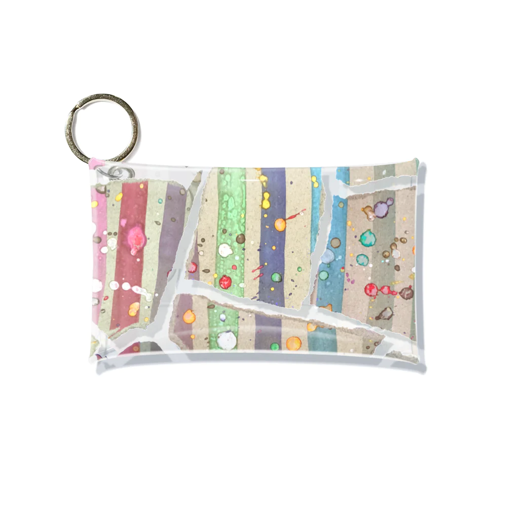 のんつ屋のゴミと絵の具と正義 Mini Clear Multipurpose Case