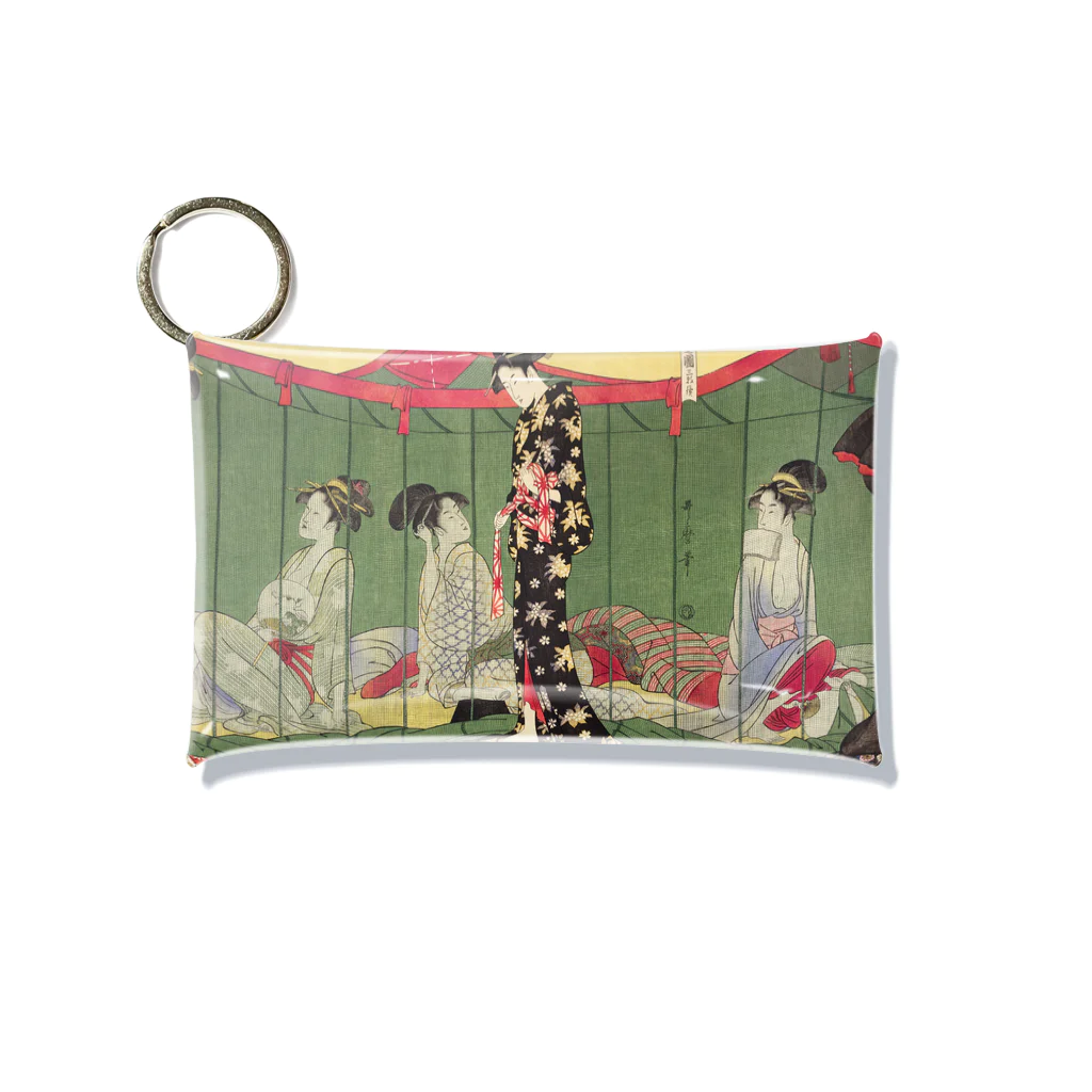 寿めでたや(ukiyoe)のUKIYOE  Utamaro 歌麿_婦人泊り客の図 Mini Clear Multipurpose Case