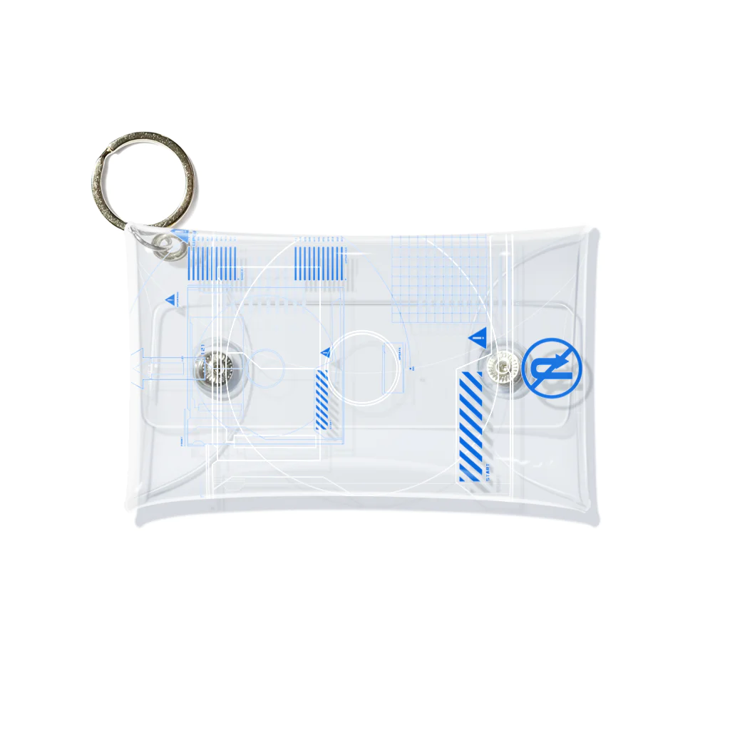 しょーとばれるのBLUE ROUTE2 Mini Clear Multipurpose Case