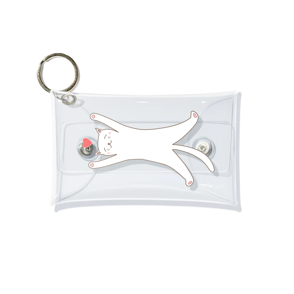 AROMA☆LOVELYのSTRETCHING CAT Mini Clear Multipurpose Case