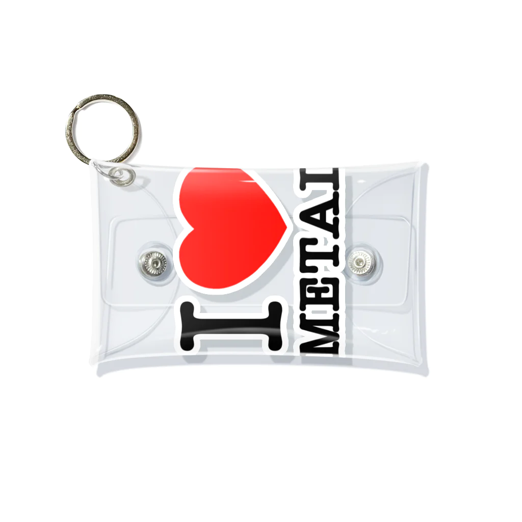 HachijuhachiのI LOVE METAL Mini Clear Multipurpose Case