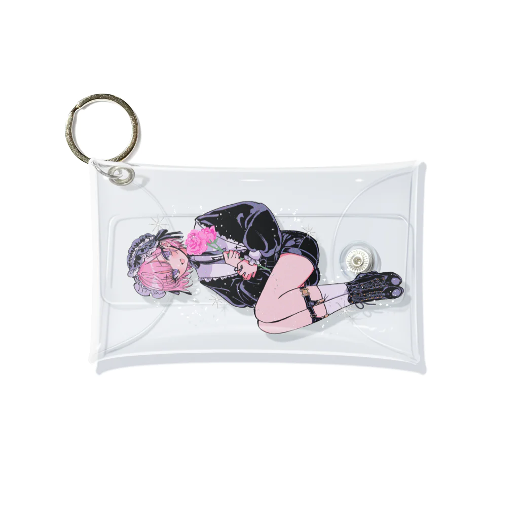 万歳寿大宴会の2023年美少年展×SUZURIコラボグッズ Mini Clear Multipurpose Case