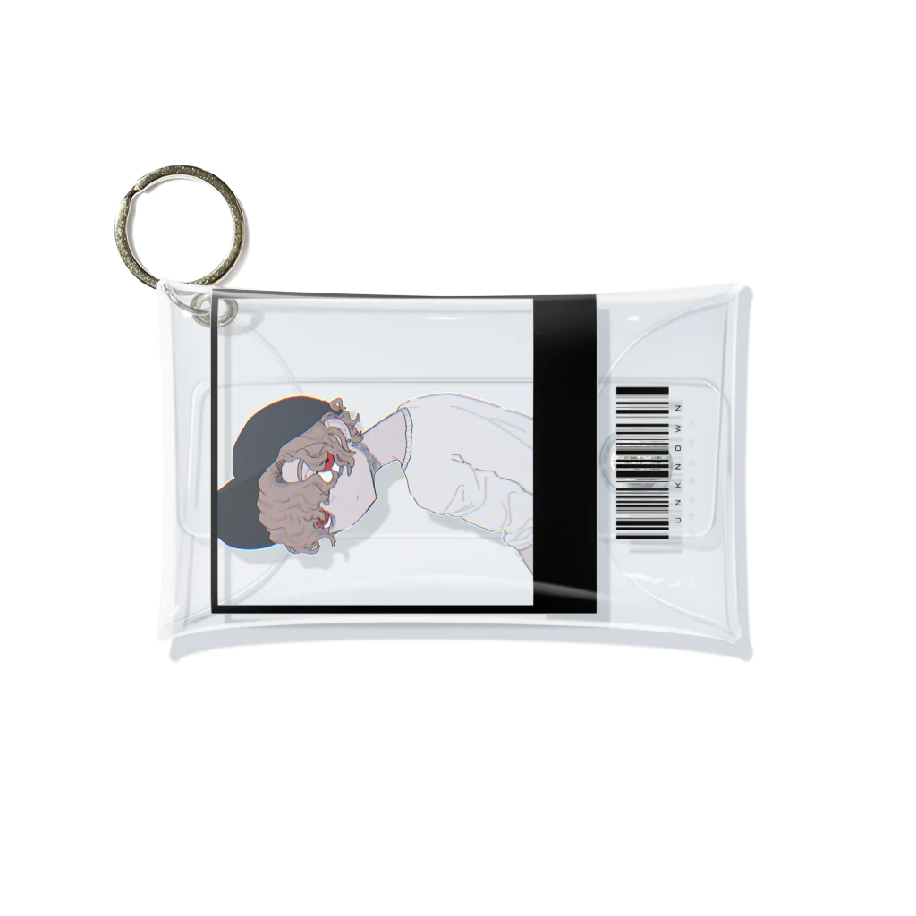 やねうらの小部屋のY.K-Billboard Character【Black】 series Mini Clear Multipurpose Case